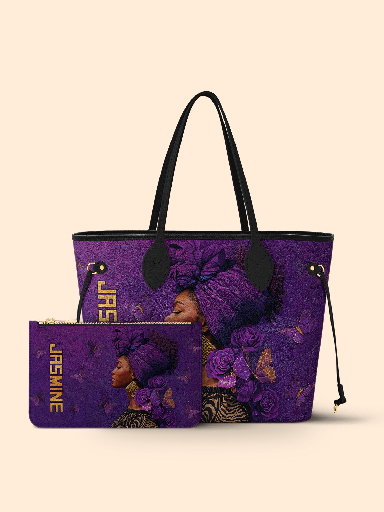 Empress Purple Classic Shopper Tote