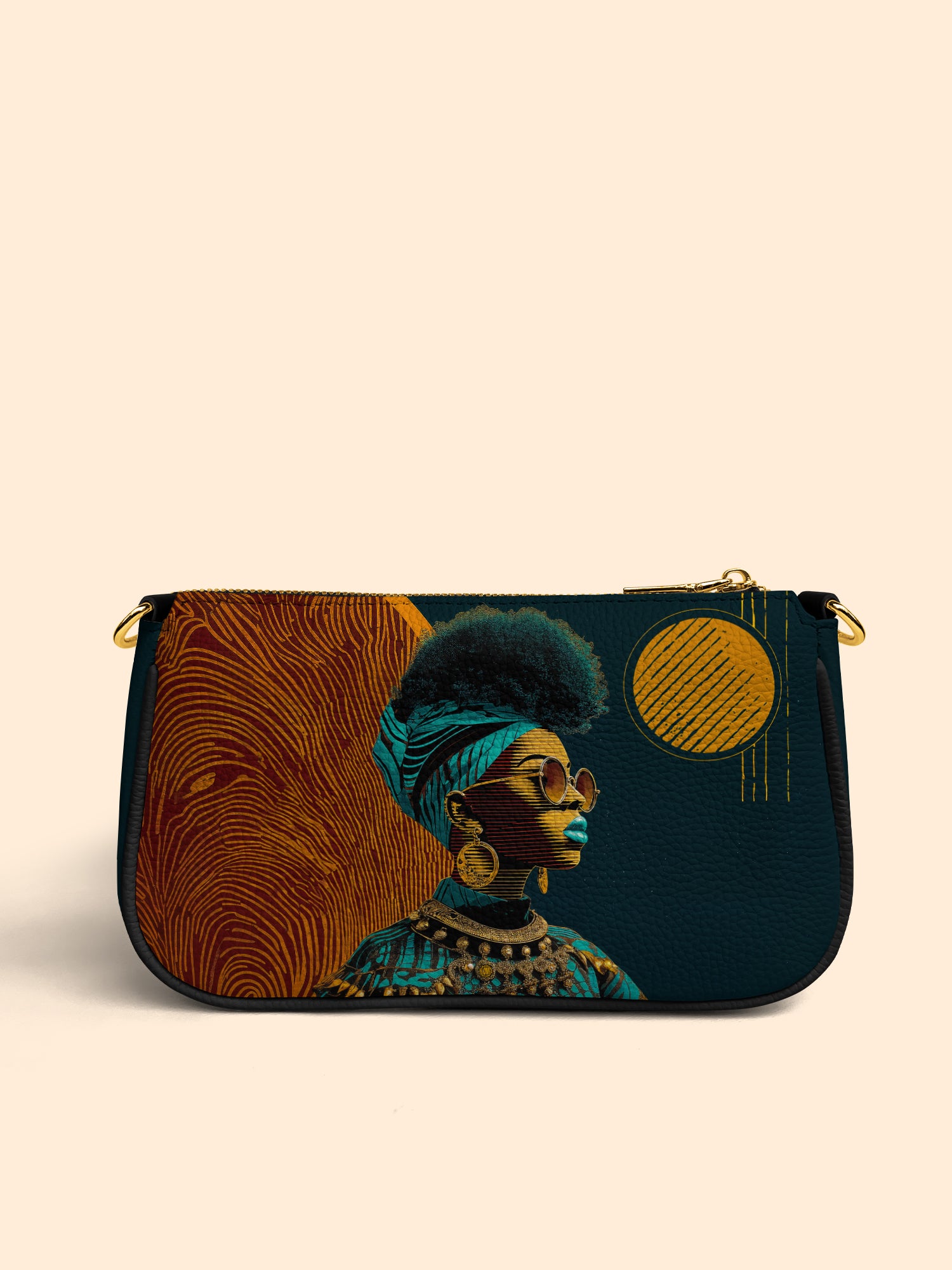 Unapologetically Black Classic Zip Pochette QR0XD130