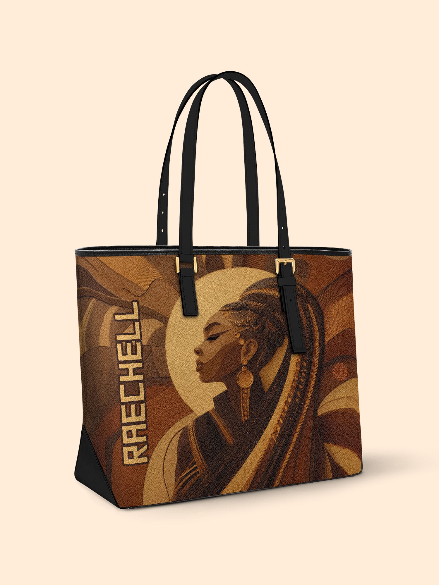 Braids & Legacy Sleek Leather Tote