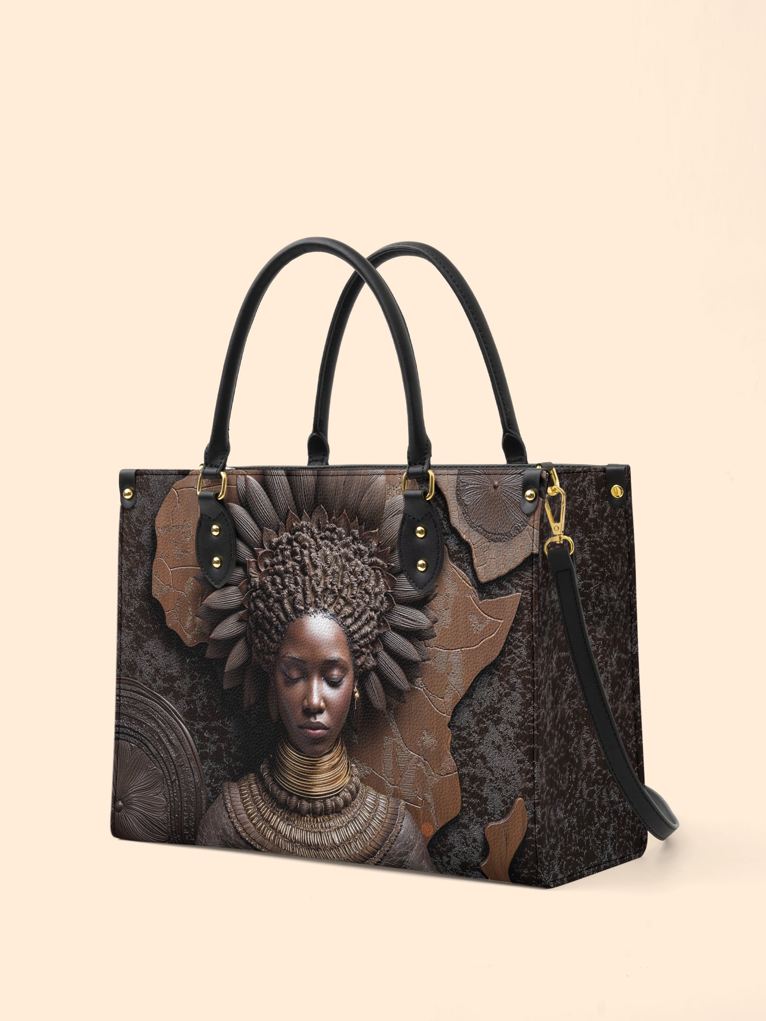 Bisa Crown Premium Leather Handbag QR0XD708