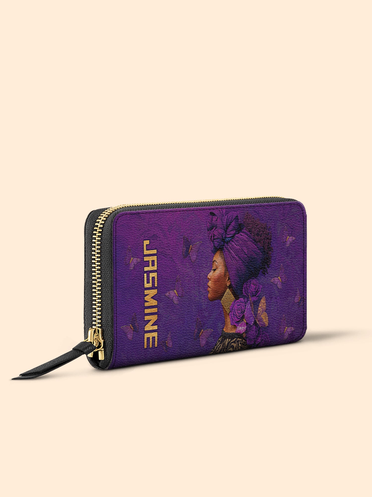 Empress Purple Slimline Zippy Wallet