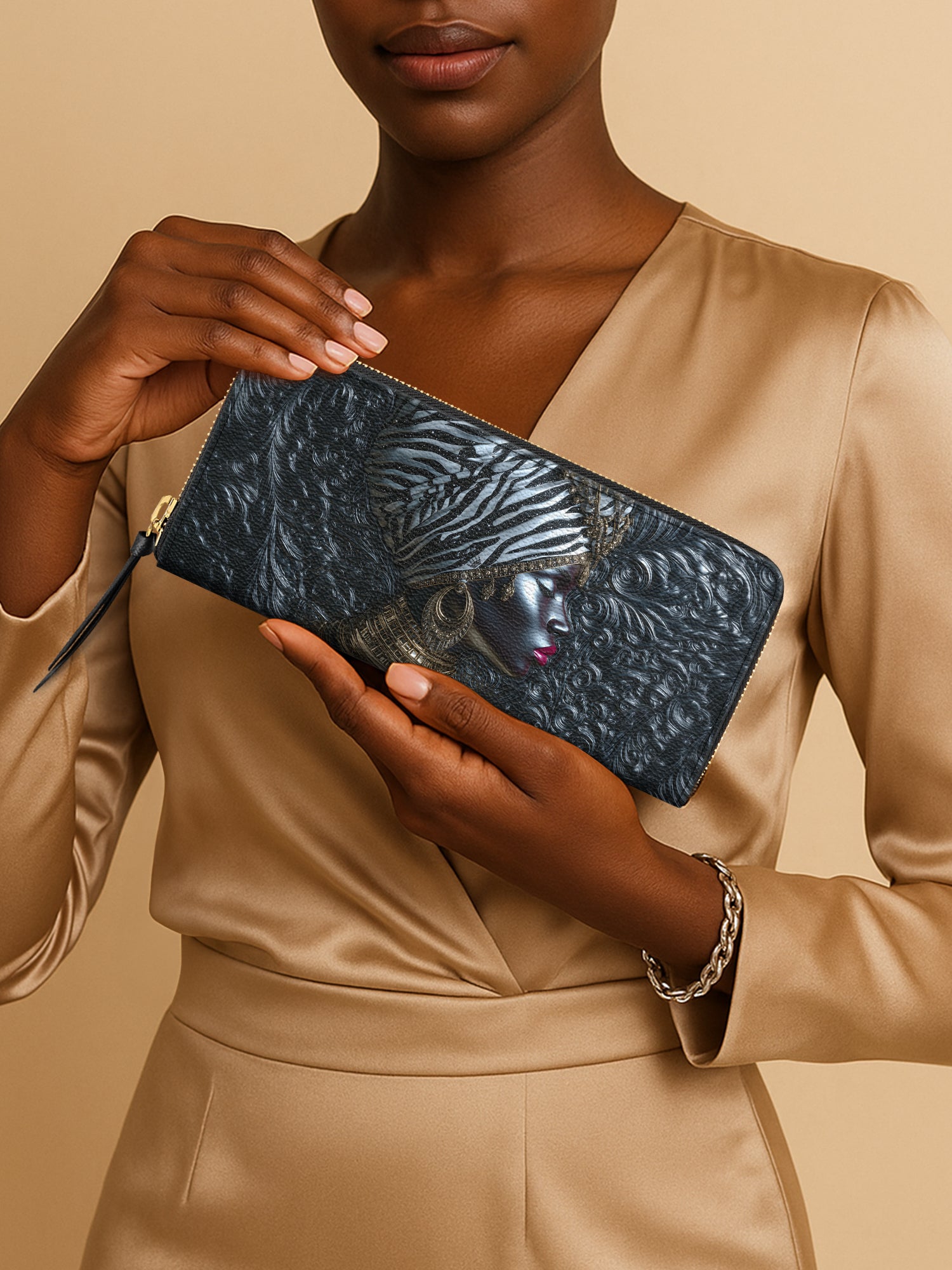 Afri Jewel Slimline Zippy Wallet QR0XD483