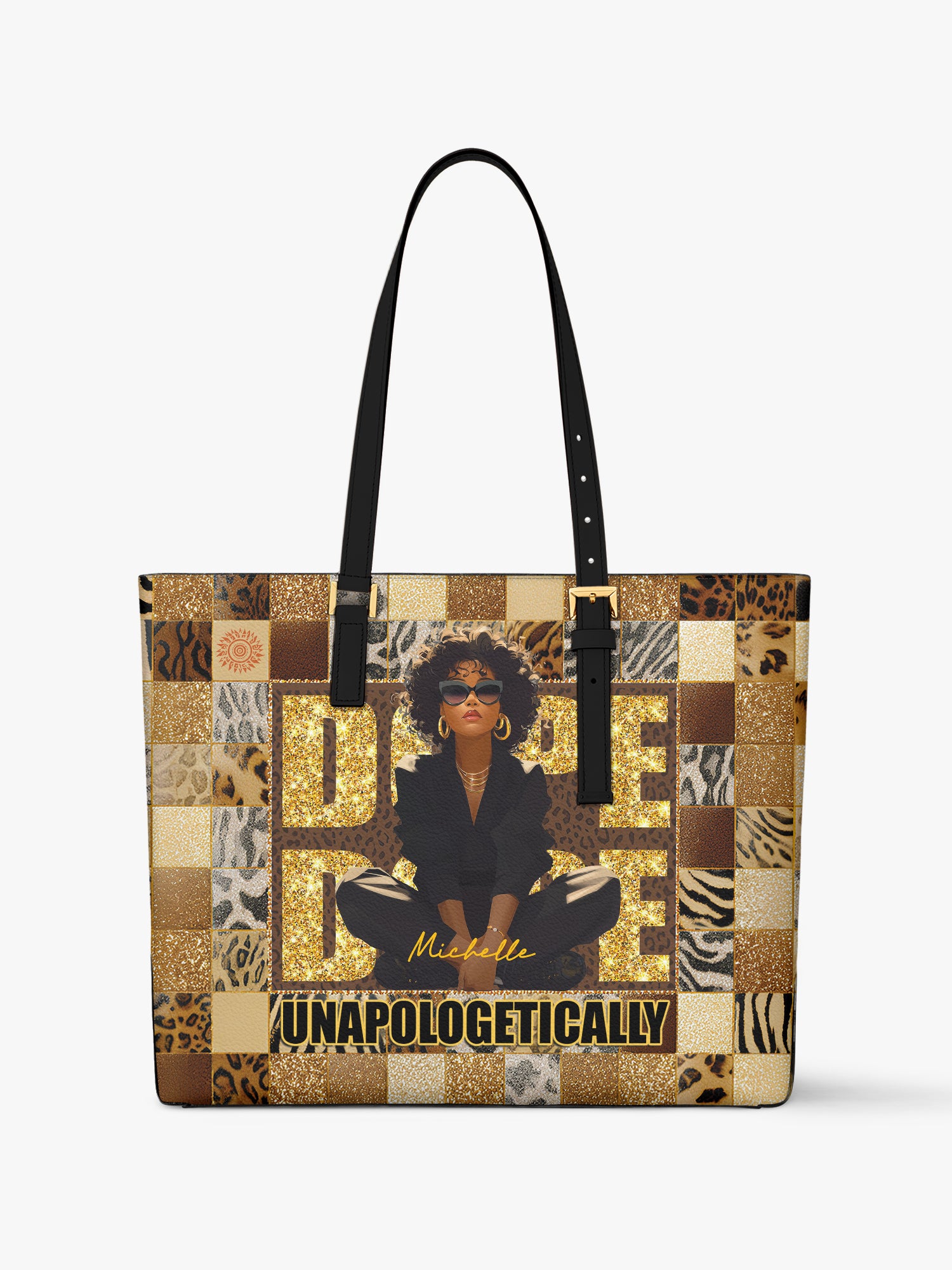 Unapologetically Dope Sleek Leather Tote