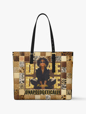 Unapologetically Dope Sleek Leather Tote