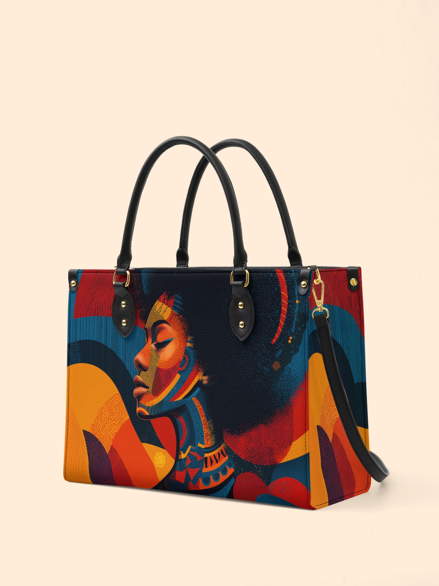 Rhythm & Soul Premium Leather Handbag QR0TV149