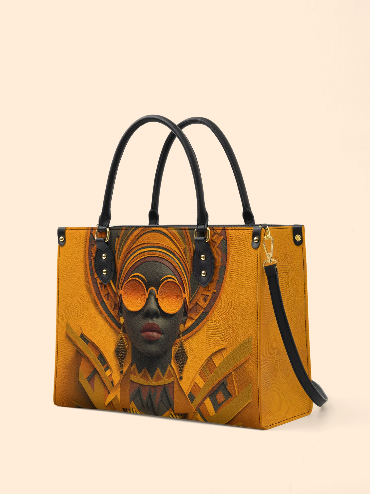 Dark Lens Premium Leather Handbag QR0TD304