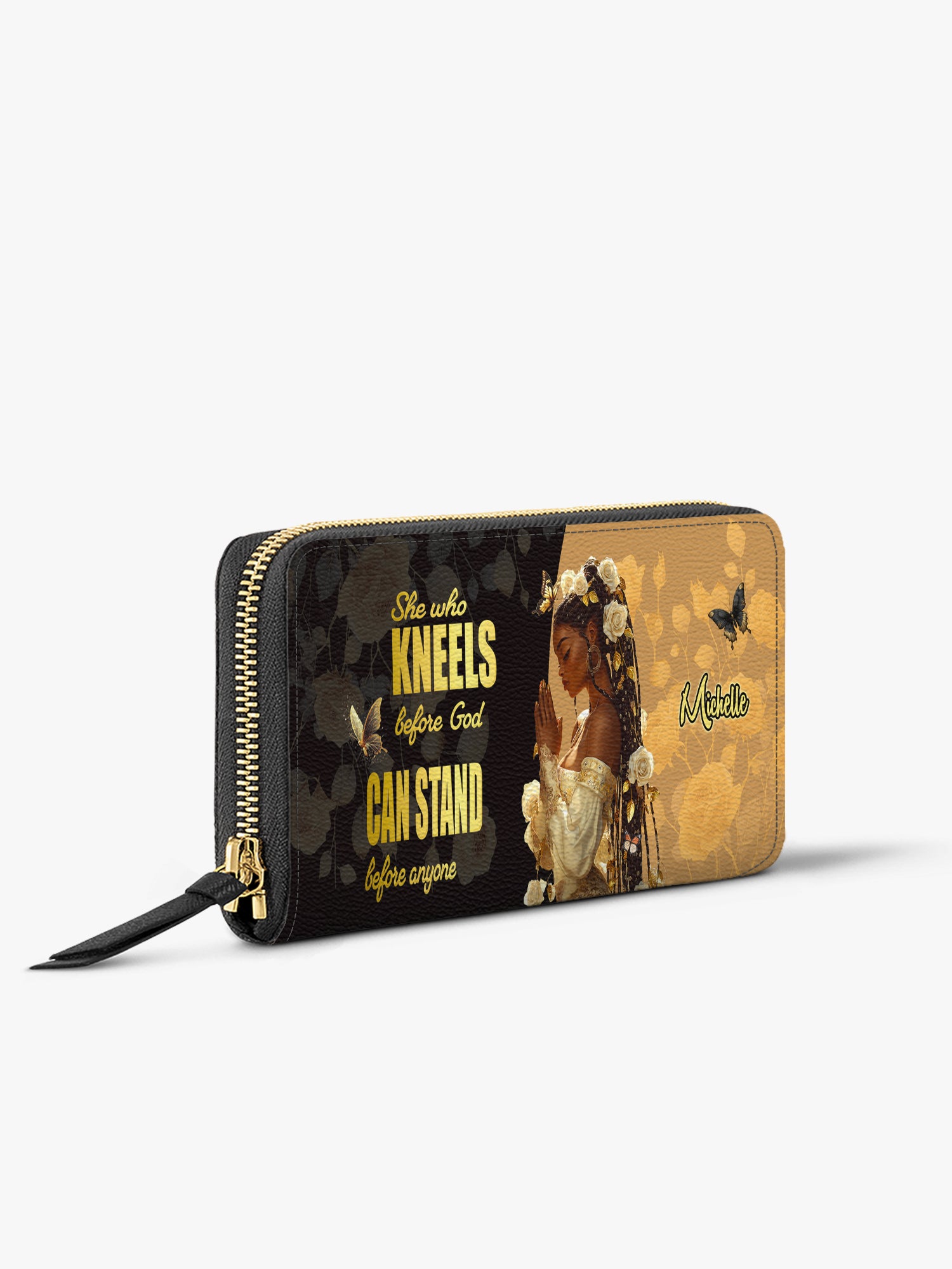 Kneel before God Slimline Zippy Wallet