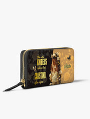 Kneel before God Slimline Zippy Wallet