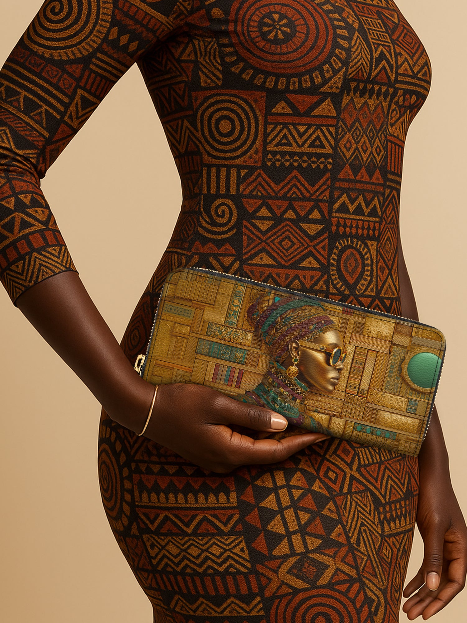 Golden Library Slimline Zippy Wallet QR0XD445