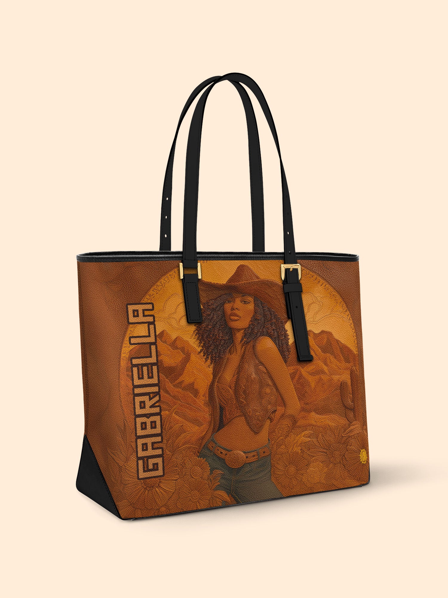 Western Queen Sleek Leather Tote