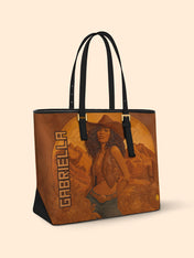 Western Queen Sleek Leather Tote