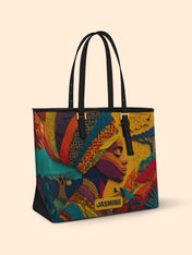 Soul Of Africa Sleek Leather Tote