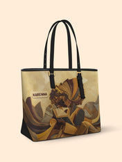 Literary Queen Sleek Leather Tote