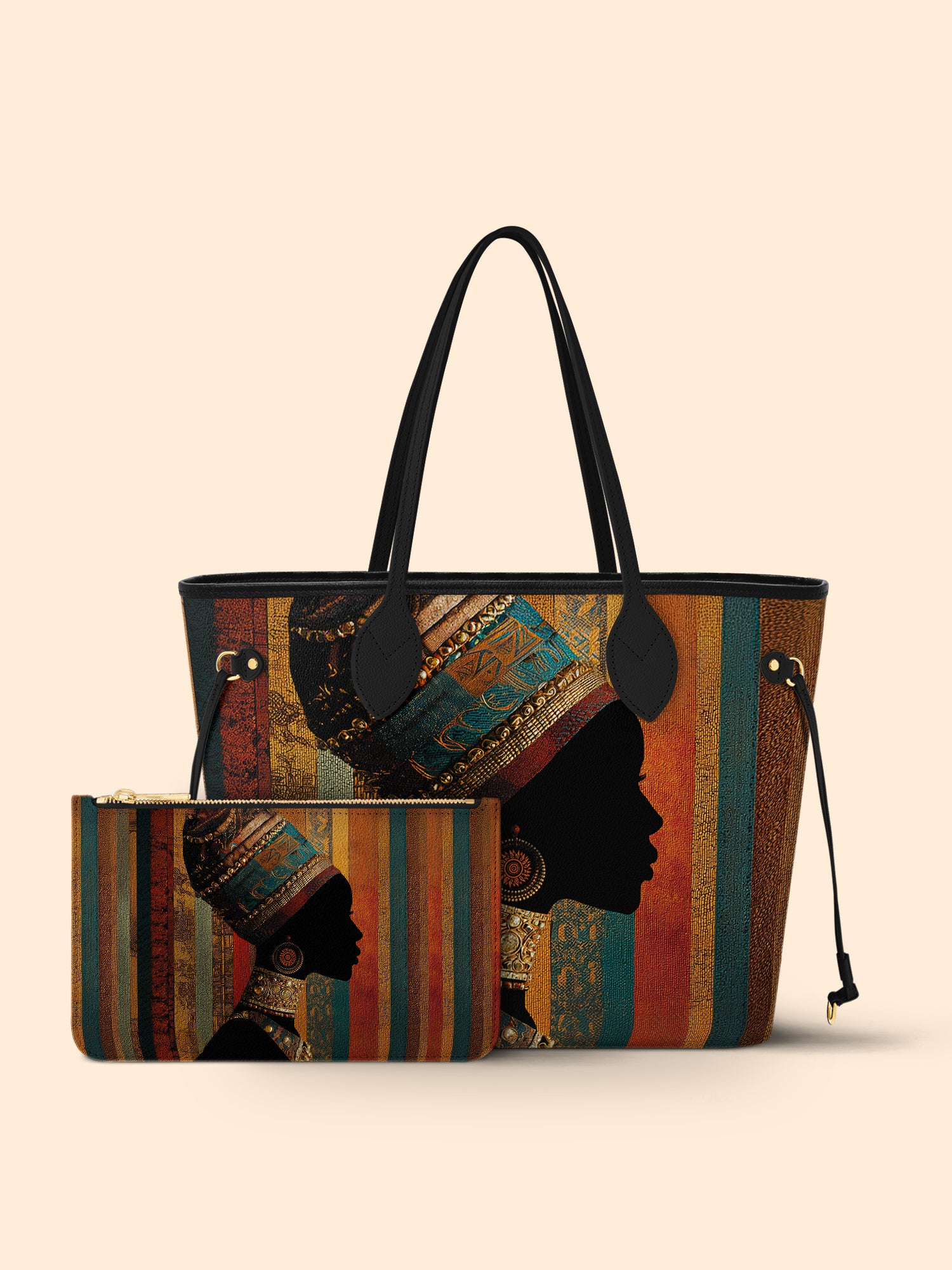 Brown Radiance Classic Shopper Tote QR0TV122