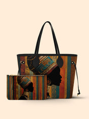 Brown Radiance Classic Shopper Tote QR0TV122