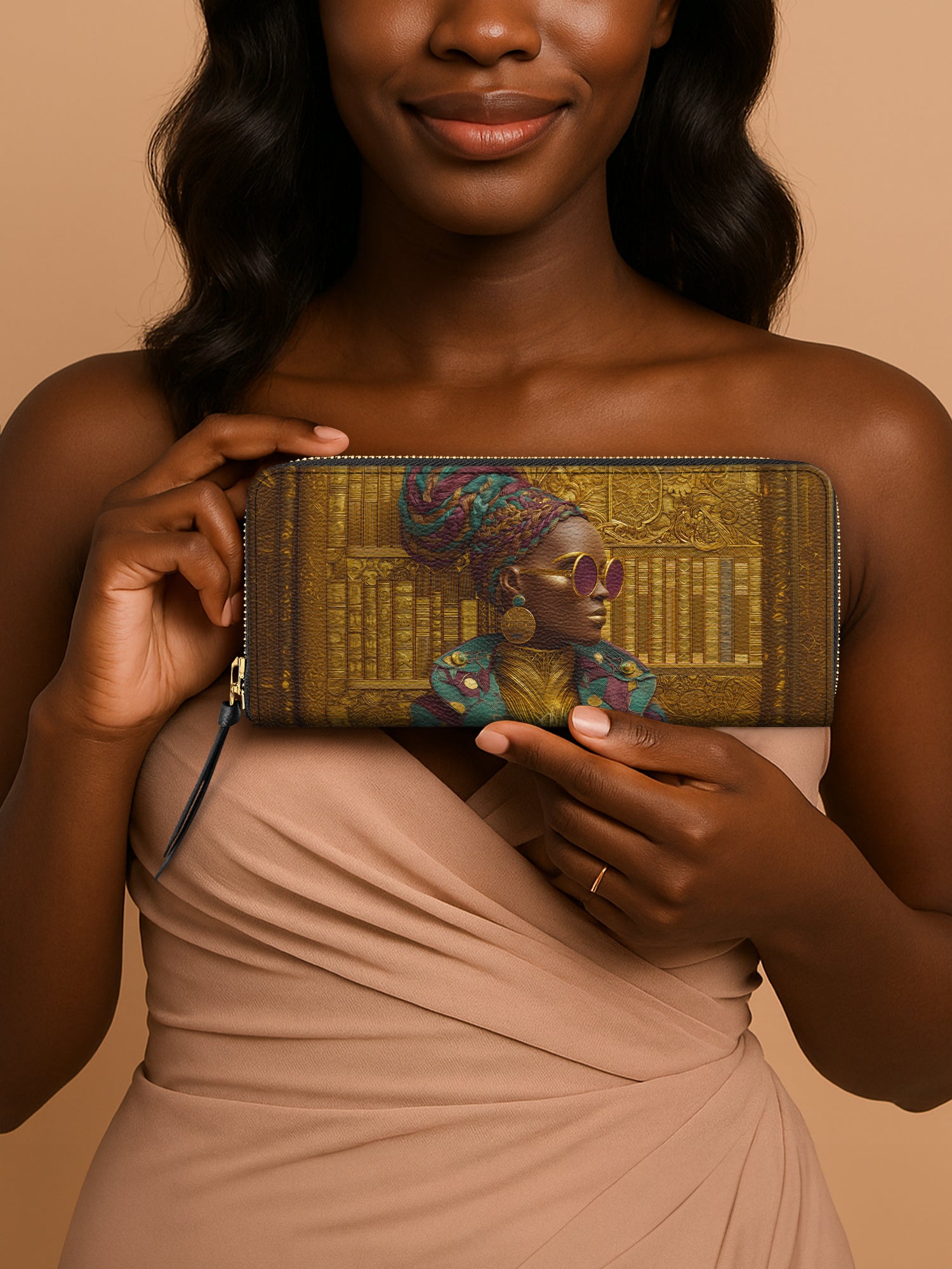 Crown And Knowledge Slimline Zippy Wallet QR0XD446