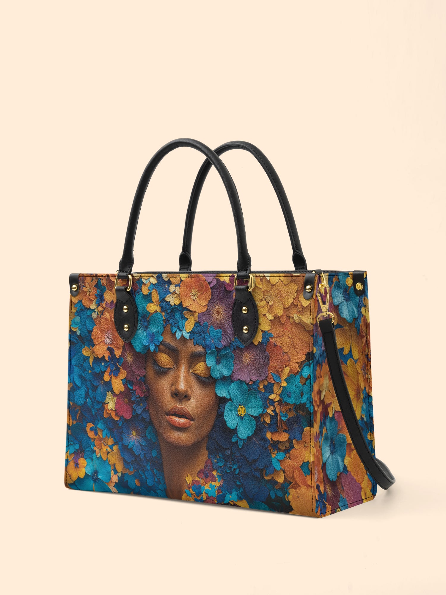 Floral Reverie Premium Leather Handbag QR0TD100