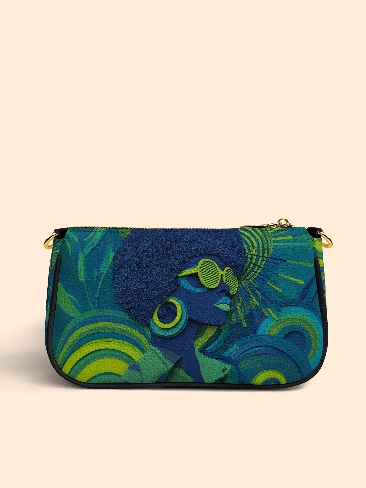 Noir Gaze Classic Zip Pochette QR0TD312