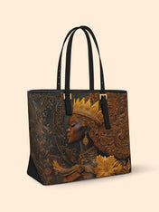 Queen Rising Sleek Leather Tote QR0XD122