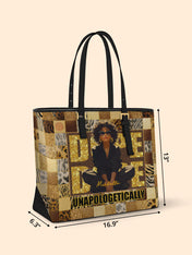 Unapologetically Dope Sleek Leather Tote