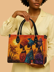 Golden Sisters Premium Leather Handbag QR0TD089