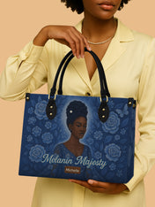 Melanin Majesty Premium Leather Handbag
