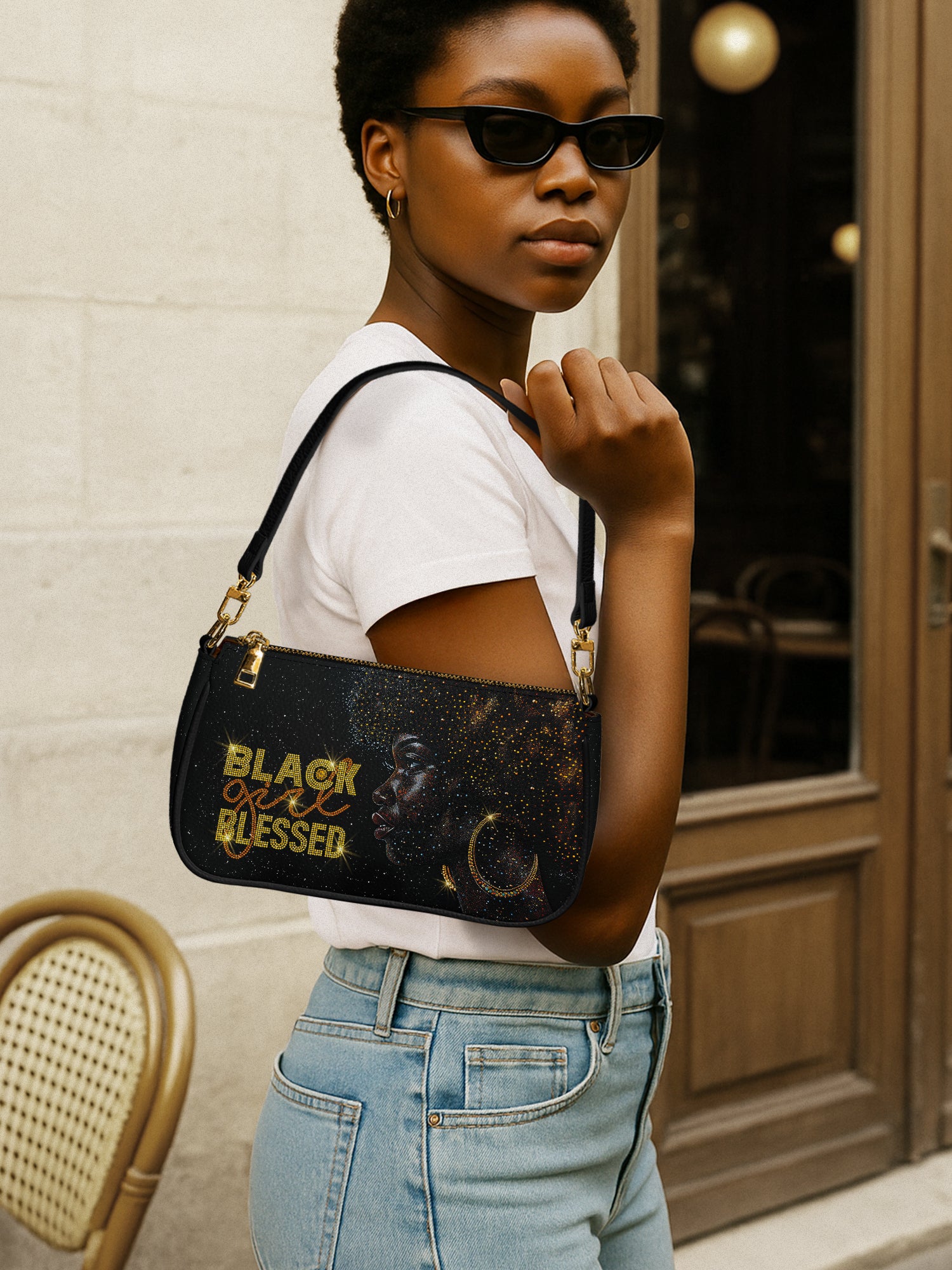 Blessed Woman Classic Zip Pochette QR0XD235