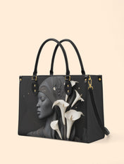 Lunar Silhouette Premium Leather Handbag QR0TD207