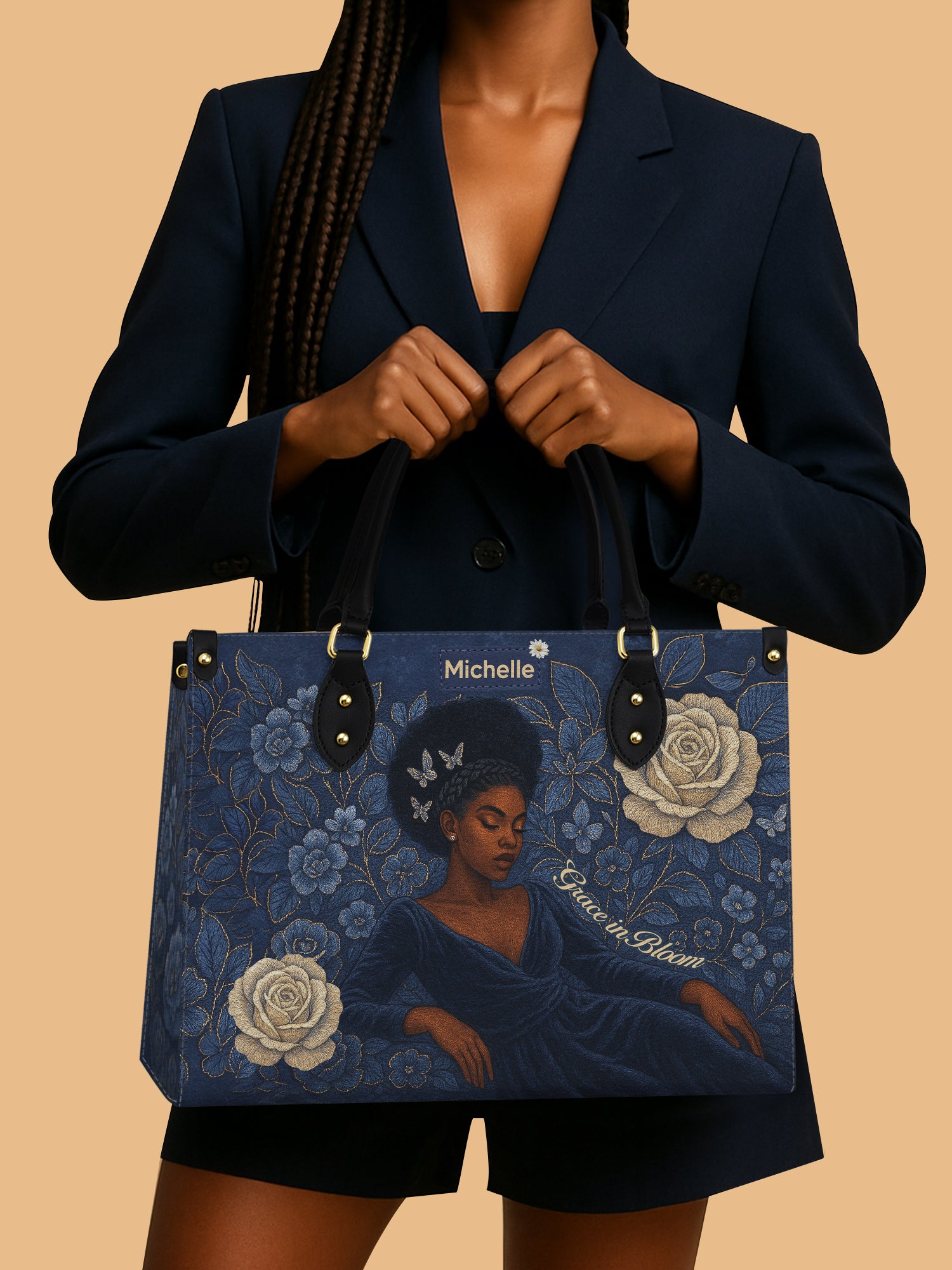 Grace in Bloom Premium Leather Handbag