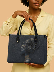 Shadow Orchid Premium Leather Handbag QR0TV147