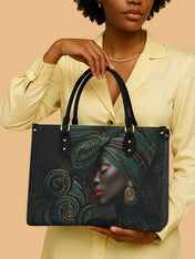 African Origins Premium Leather Handbag QR0XD458