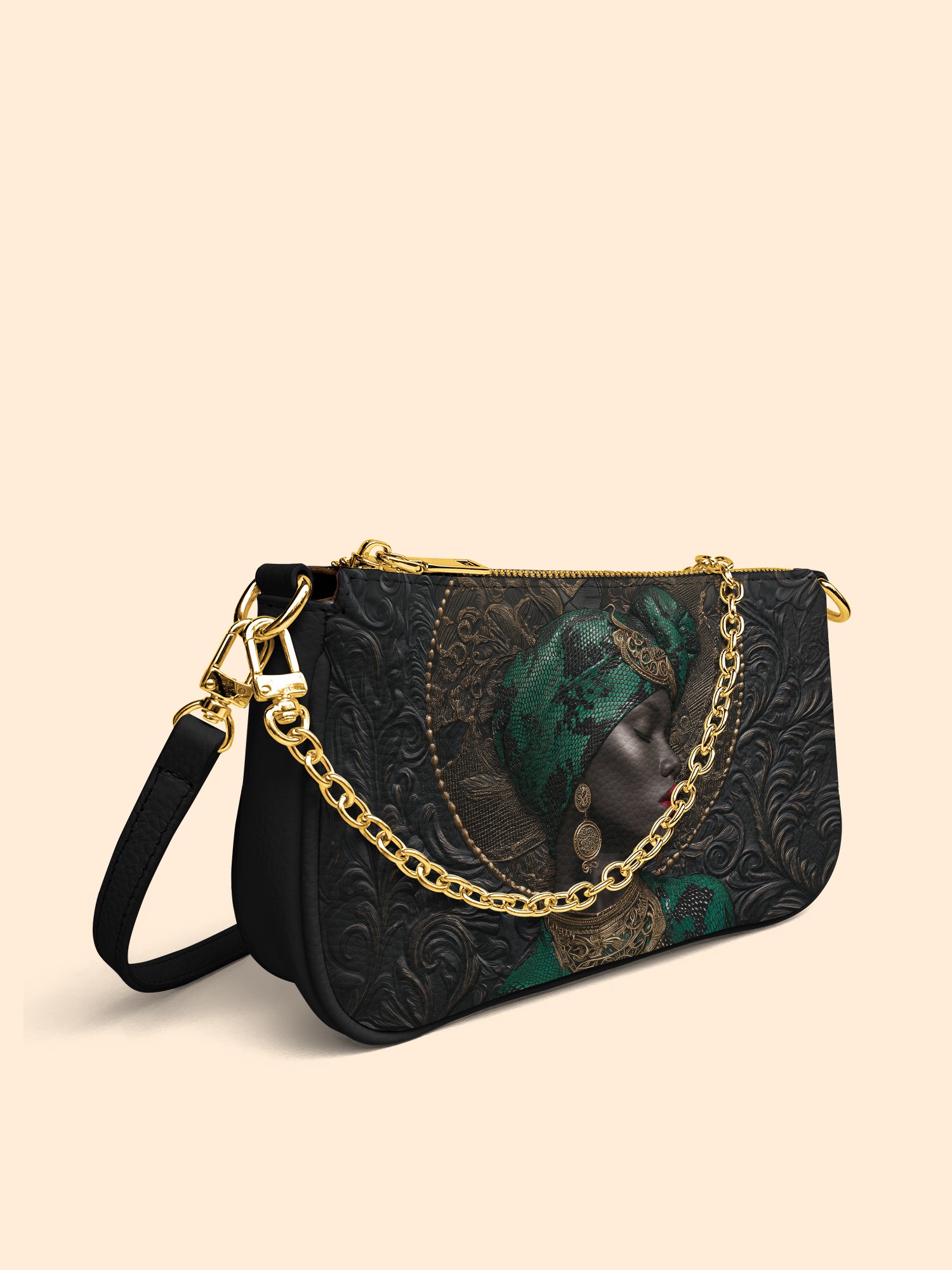 African Serpent Classic Zip Pochette QR0XD473