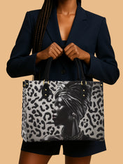 Ardora Leopard Premium Leather Handbag QR0XD464
