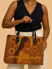 Shades of Radiance Premium Leather Handbag