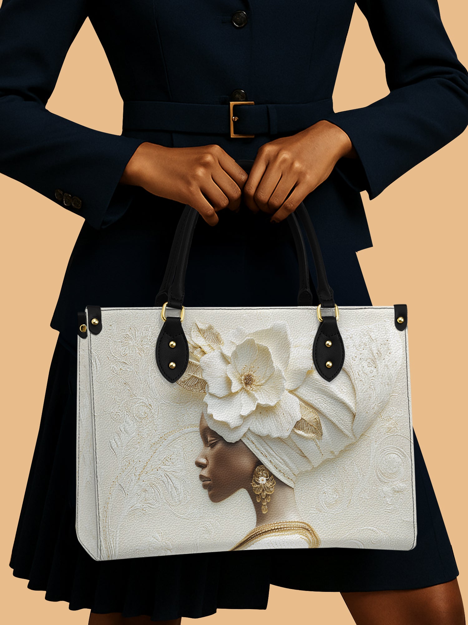 Pearl Serenity Premium Leather Handbag QR0TV148