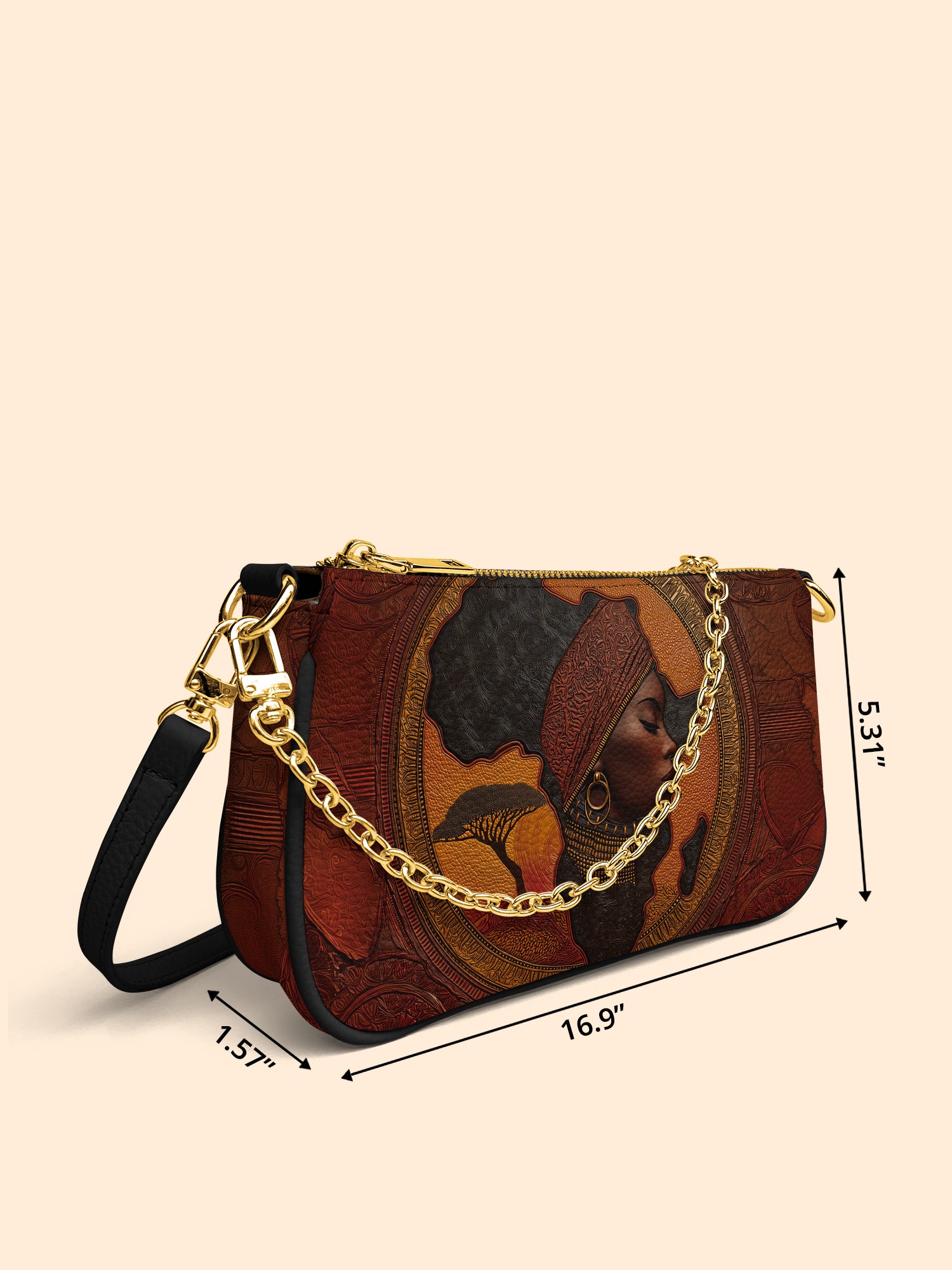 Africa Essence Classic Zip Pochette QR0TD169