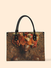Floral Goddess Premium Leather Handbag QR0TV043
