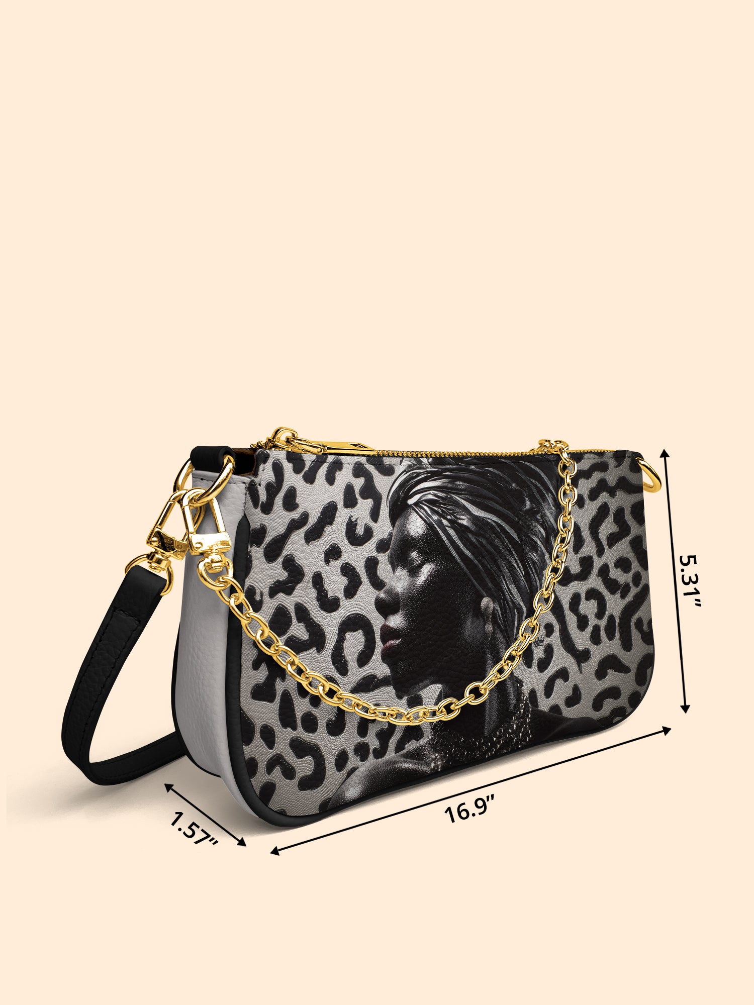 Ardora Leopard Classic Zip Pochette QR0XD476