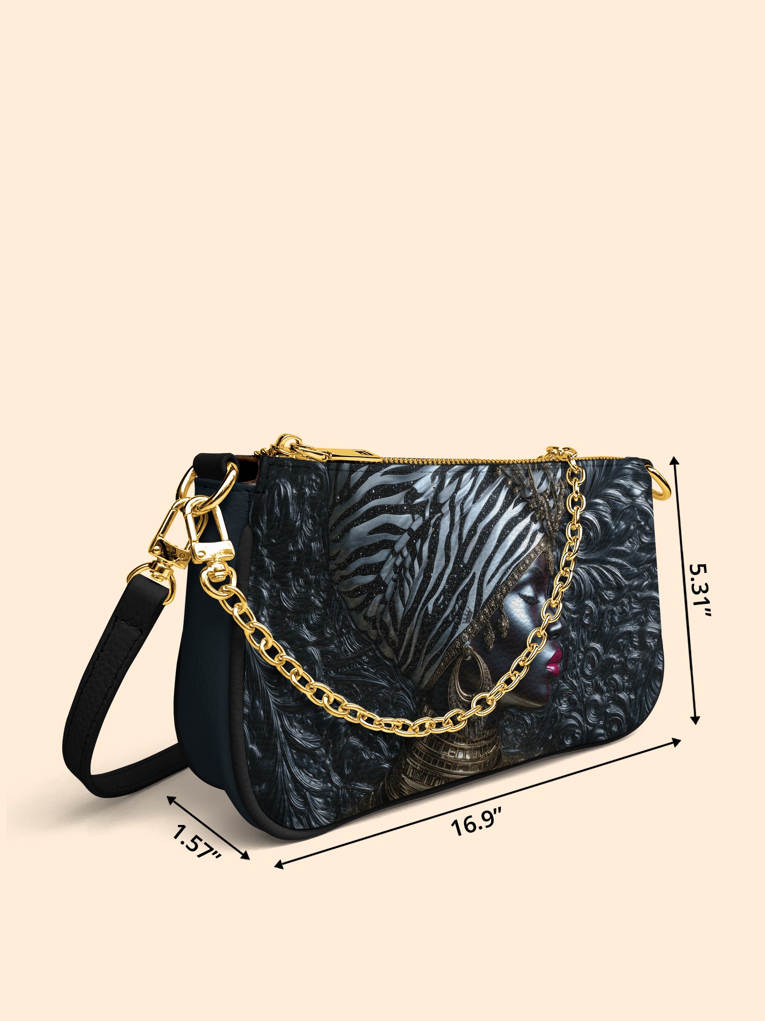 Afri Jewel Classic Zip Pochette QR0XD471