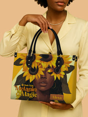 Melanin Glow Premium Leather Handbag
