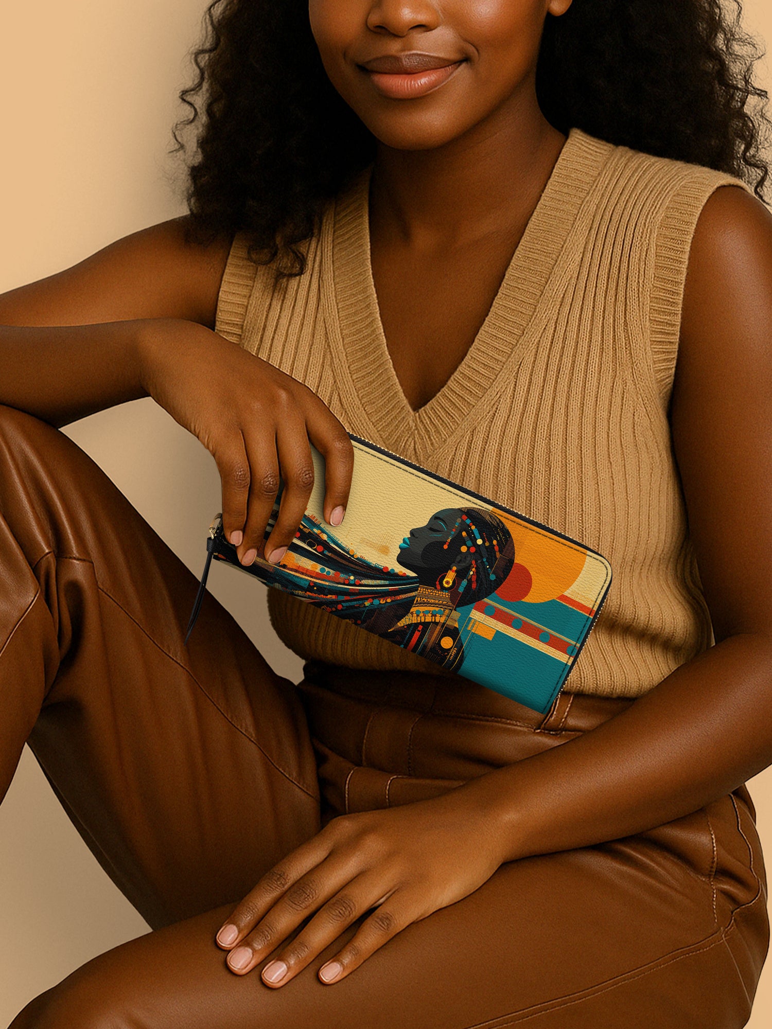 Spirit Of Sahara Slimline Zippy Wallet QR0TV188