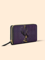 Amethyst Queen Slimline Zippy Wallet QR0TV172