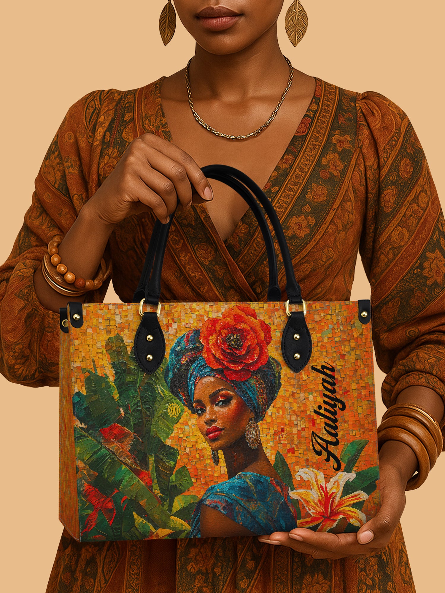 Essence of Beauty Premium Leather Handbag