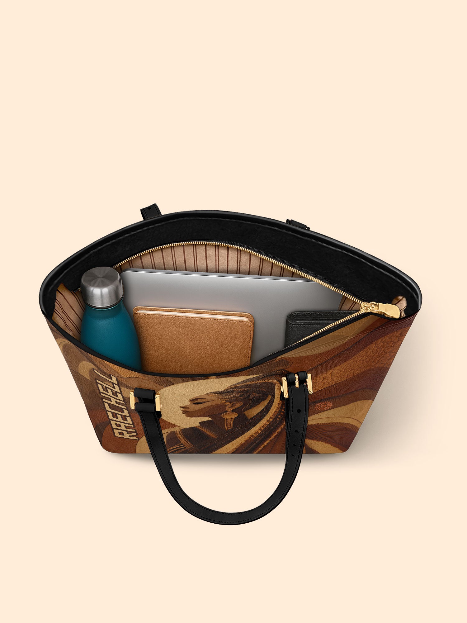 Braids & Legacy Sleek Leather Tote