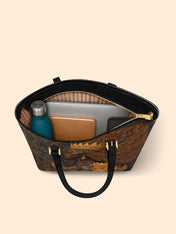 Queen Rising Sleek Leather Tote QR0XD122