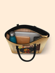 Melanin Sleek Leather Tote