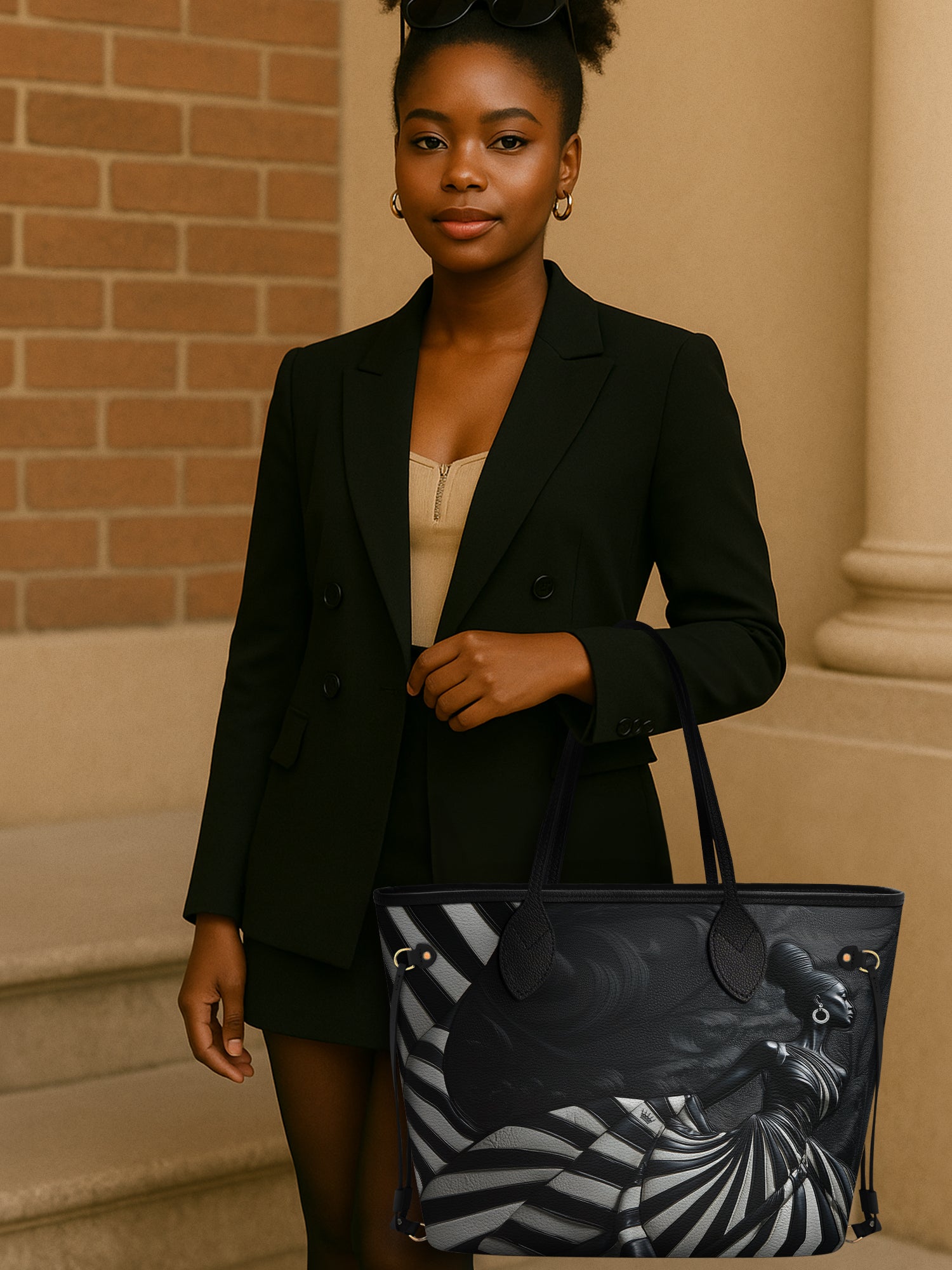 Monarch of Lines Classic Shopper Tote QR0XD432