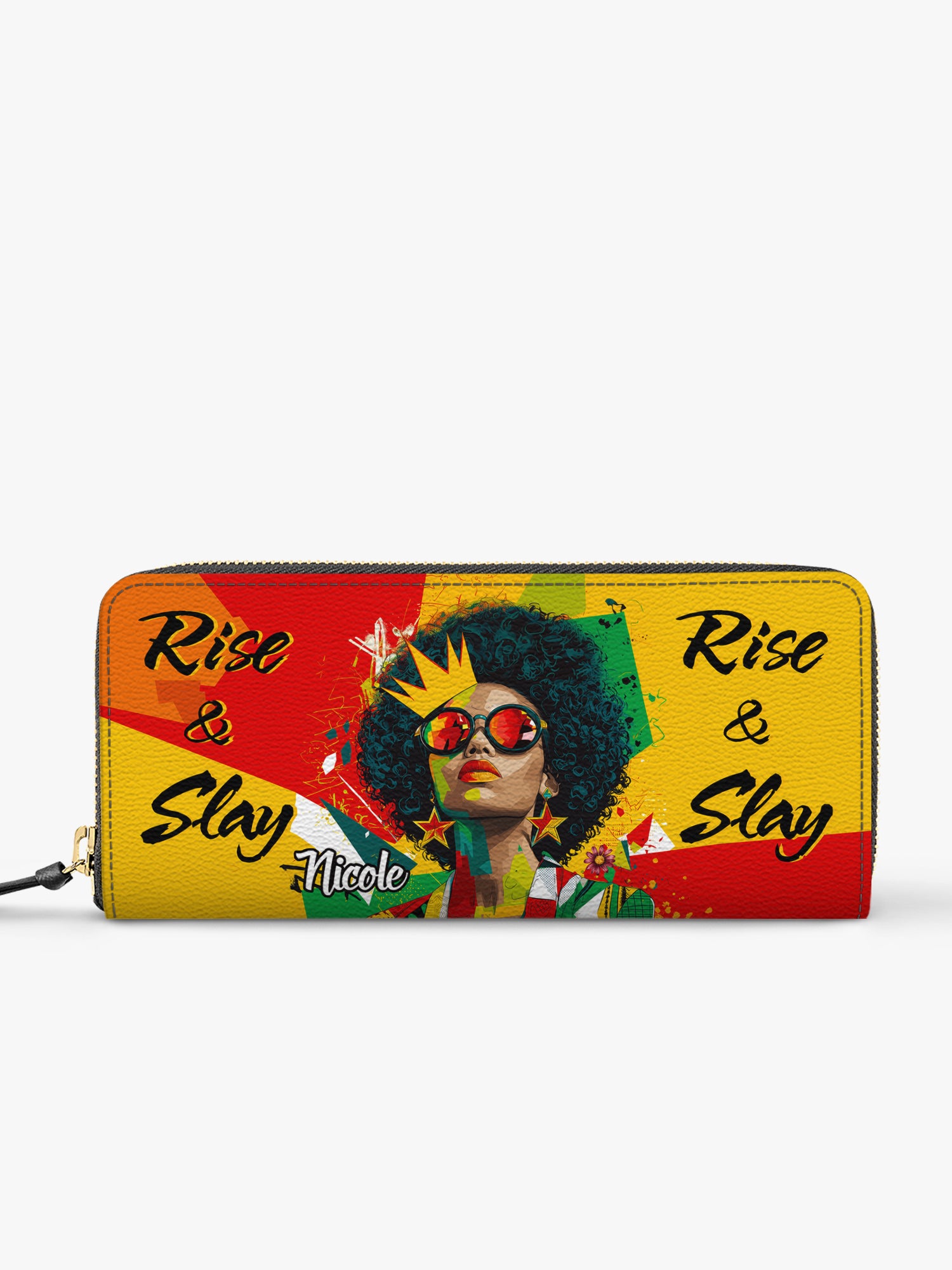 Rise And Slay Slimline Zippy Wallet