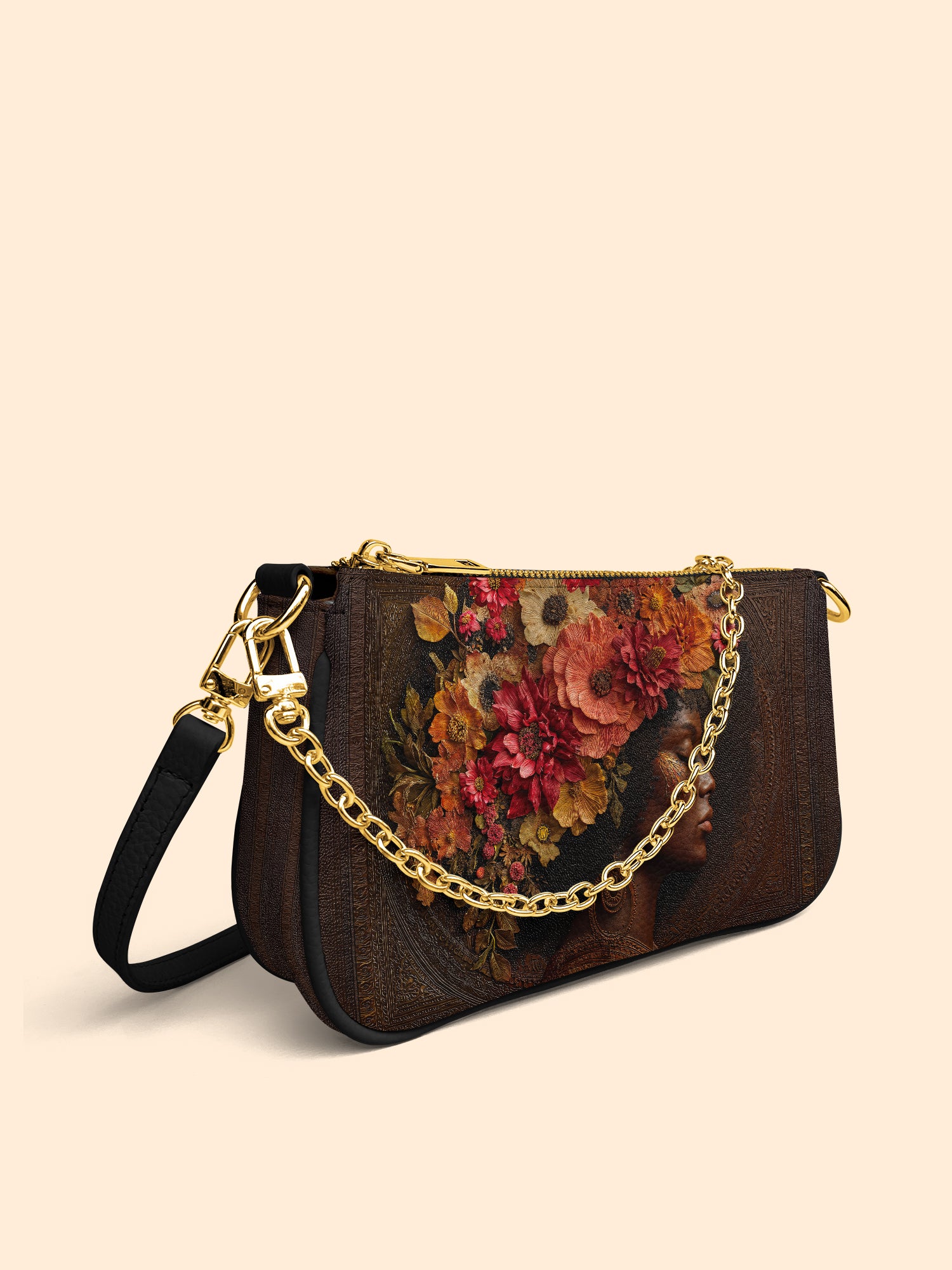 Whispering Blooms Classic Zip Pochette QR0HH053