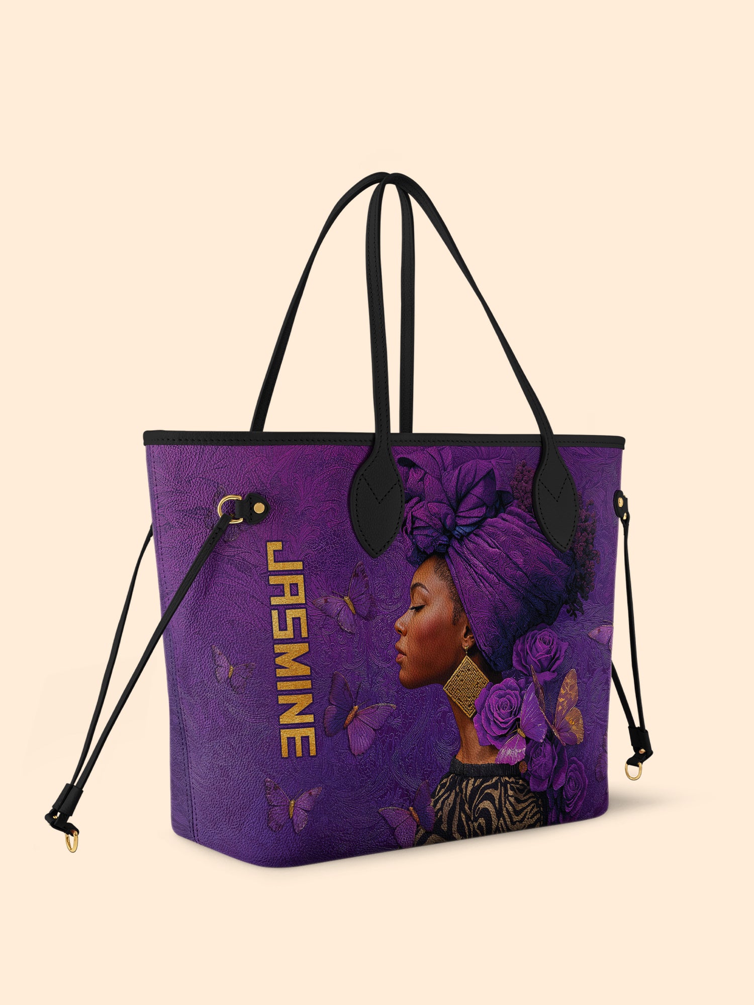 Empress Purple Classic Shopper Tote